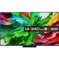 65" LG QNED86 QNED evo AI 4K HDR Smart TV 2025 - 65QNED86A6A, Silver/Grey,Black