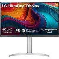LG Electronics UHD 4K Monitor 27UP650K, 27 Inch, 4K, 60Hz, 5ms Response Time, IPS Panel, HDMI, DisplayPort (White)