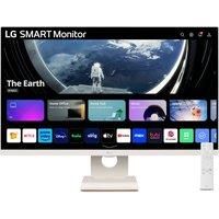 LG SMART Monitor 27U511SA-W - Full HD 1080p IPS 27 Inch, 100Hz, 5ms Response Time, Built-in Speakers, Wifi & Bluetooth Connectivity, Virtually Borderless, webOS Smart TV Apps, Remote Control, White