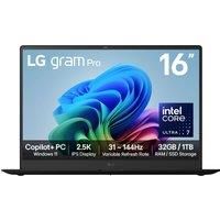 LG gram Pro 16" Laptop - Intel Core Ultra 7, 1TB SSD, 32 GB RAM - Metallic Grey - [2025], Grey
