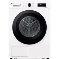 LG X10 Series ThinQ RHX1009NWK 9 kg Heat Pump Tumble Dryer - White, White