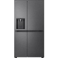 LG GSLC41EPPE NatureFRESH™ 91cm Frost Free American Fridge Freezer Matte Black