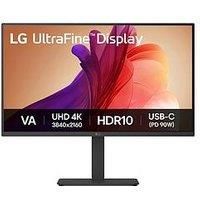 LG UltraFine Monitor 32U720A-B - 4K UHD VA 32 inch, 60Hz, 5ms GtG, HDR10, Home/Office Display, Eye Care features, Built-in Speakers, HDMI, DisplayPort, USB-C with 90W PD, Black