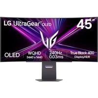LG UltraGear OLED GX9 Gaming Monitor 45GX900A-B - WOLED Ultrawide QHD 1440p Curved 45 Inch, 240Hz, 0.03ms, DisplayHDR 400, Speakers, DP1.4(DSC), HDMI 2.1, USB- C