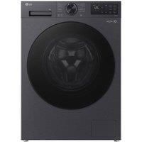 LG VX50 Series Counter-Depth MAX F2X50S9TBB WiFi-enabled 9 kg 1200 Spin Washing Machine - Matte Black, Black