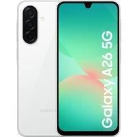 SIM Free Samsung Galaxy A26 5G 256GB AI Mobile Phone - White