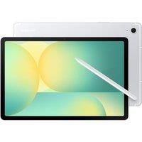 SAMSUNG Galaxy Tab S10 FE 10.9" 5G Tablet - 128 GB, Silver, Silver/Grey