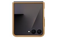Samsung Kindsuit Faux Leather Case for Galaxy Z Flip7 Camel