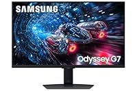 Samsung Odyssey Gaming G7 LS27FG702EUXXU 27" 4K UHD Max 360Hz IPS Gaming Monitor - 3840x2160, HDMI 2.1, 360Hz FHD/180Hz 4K, 1ms, HDR10 USB, Displayport, Height Adjust