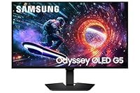 Samsung Odyssey Gaming OLED G5 LS27FG502SUXXU 27" QHD HDR10 1440p Gaming Monitor - 0.03ms, Max 180Hz, 2560x1440, HDMI, Displayport