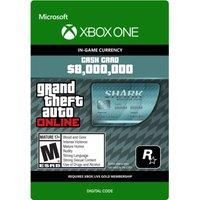 Grand Theft Auto Online | GTA V Great White Shark Cash Card | 1,250,000 GTA-Dollars | Xbox One - Download Code