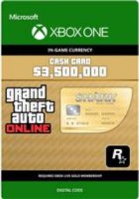 Grand Theft Auto Online | GTA V Whale Shark Cash Card | 3,500,000 GTA-Dollars | Xbox One - Download Code