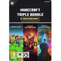 Minecraft Triple Bundle + 1020 Minecoins PC Game Digital DL