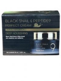 Farmstay Black Snail & Peptide 9 PERFECT CREAM Deep Nourishing 55mL New in Box