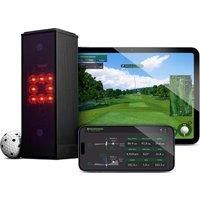 Square Golf Indoor Golf Launch Monitor - Golf Simulator for Home with Realistic Practice & Accurate Feedback, High-Speed Camera, Ball Speed, Spin Rate, 3D Courses, Android/Apple/Windows Compatible