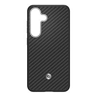 Official Spigen Enzo Aramid Magnet Case for Galaxy S25+, Black Silver