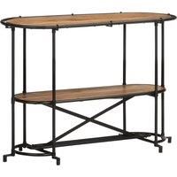 Berkfield Home Console Table 110x42x76 cm Solid Wood Acacia in Brown | Size: 110 x 42 x 76 cm