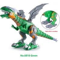 Electric Dinosaur Educational Toy In 2 Sizes And 3 Colours - Green