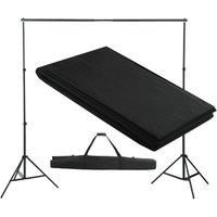 Backdrop Support System 300 x 300 cm Black