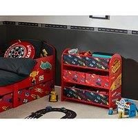 Disney Cars Lightning McQueen Storage Unit with 6 Storage Boxes for Kids