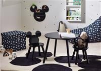 Disney Mickey Mouse Black Table & 2 Chairs Set, 2 Chairs Included, Black Finish
