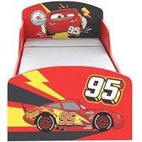 Disney Cars Lightning Mcqueen Toddler Bed, Red Finish, 143cm W X 75cm D X 64cm H