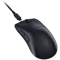 Razer DeathAdder V3 HyperSpeed - Ultra lightweight wireless ergonomic e-sports gaming mouse with 26K DPI (55g light, soft-touch coating, 100 hours battery life, HyperSpeed with 8K Hz) Black