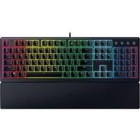 Razer Ornata V3 - Low-profile Mecha-membrane Keyboard with Razer Chroma RGB (Hybrid Mecha-Membrane Switch, Ergonomic Wrist Rest) UK Layout | Black