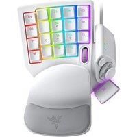 Razer Tartarus Pro - Analog Optical Switch Keypad (Adjustable Actuation, 32 Programmable Keys, 8 Quick-Toggle Profiles, Unlimited Macro Length & Profile Storage) Mercury White