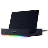 Razer Handheld Dock Chroma - 6-Port HDMI & USB Charging Hub for mobile gaming or tablet devices (3x USB A, 1x HMDI, 1 USB-C 100W Passthrough Chargin, 1x GbE) Black