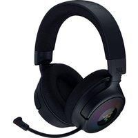 Razer Kraken V4 - Wireless Gaming Headset (3 Modes Connectivity, TriForce 40mm Drivers, 9-Zone RGB Earcup Lighting, Mix & Volume adjustments, THX Spatial Audio) Black