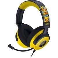 Razer Kraken V4 X Pokémon Edition - Wired USB Gaming Headset - TriForce 40mm Drivers - Retractable Cardioid Mic - Surround Sound - Chroma RGB - for PC & console via USB-C | Pokémon Kanto