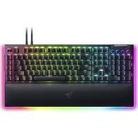 Razer BlackWidow V4 Pro (Green Switch) - Mechanical Gaming Keyboard (Clicky Mechanical Switches, Command Dial and 8 Dedicated Macro Keys, Multi-Function Roller, Wrist Rest) UK Layout | Black