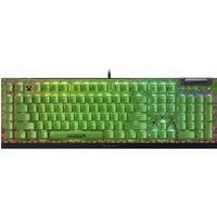 Razer BlackWidow V4 X Minecraft Edition - Mechanical Gaming Keyboard - Chroma RGB (Green Mechanical Switches, 6 Dedicated Macro Keys, Doubleshot ABS Keycaps) US Layout | Minecraft