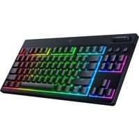 Razer BlackWidow V4 Tenkeyless HyperSpeed - Wireless Hot-swappable Gaming Keyboard (HyperSpeed Wireless & BT, Hot-Swappable Design, Multi-Function Roller & 3 Control Buttons) Orange Switch, UK Layout