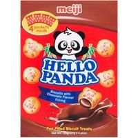 Meiji Hello Panda Biscuits with Chocolate Flavour Filling 4 x 21g (84g)