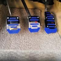 1 Set of 2/3pcs Automotive Accelerator Pedal Aluminum Alloy Anti Slip Automotive Pedal Or Brake