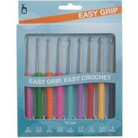 Pony P39810 Easy Grip Crochet Hook Set, Multi, 15 x 1.5 x 16 cm