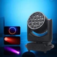 Lyre 19x15W LED Wash Moving Head Zoom Fixture RGBW Disco Nightclub Lights DMX Stage Effect Dj Moving