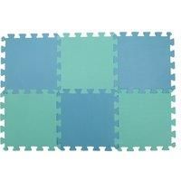 KnitPro KP10874 Lace Blocking Mats (Pack of 9) (Assorted Colours), Blue