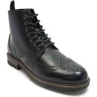 Thomas Crick Mens Nesser Brogue Shoes Black