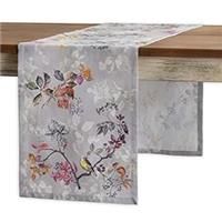Maison d' Hermine - Grey Cotton Table Equinoxe 100% (37cm x 180cm)