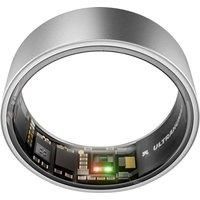 ULTRAHUMAN Ring Air - Raw Titanium, Size 14, Silver/Grey