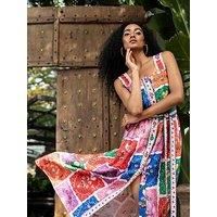 Emily Lovelock Victoria Printed Midi Dress - Multi