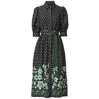Emily Lovelock Veronica Floral Print Dress