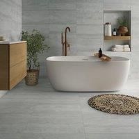 Wickes Everest Ash Porcelain Wall & Floor Tile 600 x 300mm