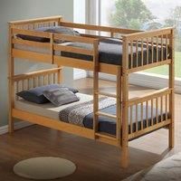 The Artisan Bed Company The Artisan Bed Compay Bunk Bed with Flat Headboard - Beech