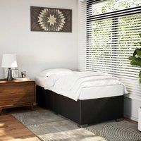 Berkfield Home Bed Frame without Mattress Black 90x190 cm Single Faux Leather