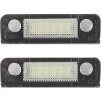 2pcs No Error LED Car Number License Plate Light Lamp 1332916 for Ford Fiesta Fusion Mondeo MK2