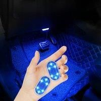 Car Touch Interior Light Hand Car Roof Velcro Ceiling Lamp Indoor Car Lighting Night Reading Light